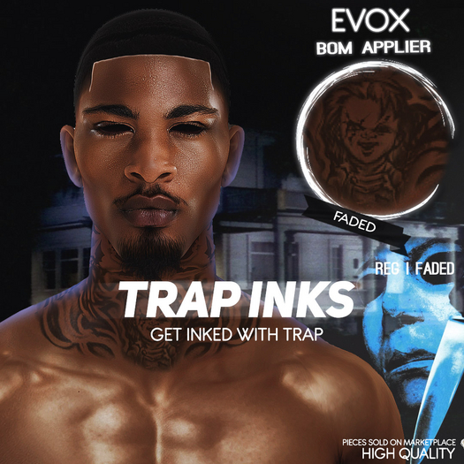 Trap Ink's - Chucky Neck Tat