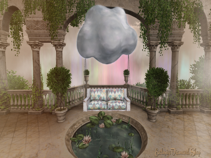 Romantic Couple Cloud ( Cuddle ) Float + Static