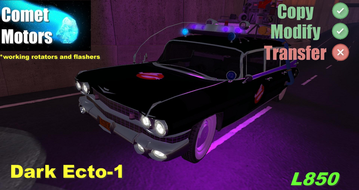 Dark Ecto-1 tribute