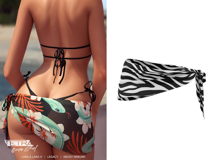 TETRA - Nixie Skirt (Zebra Pattern)