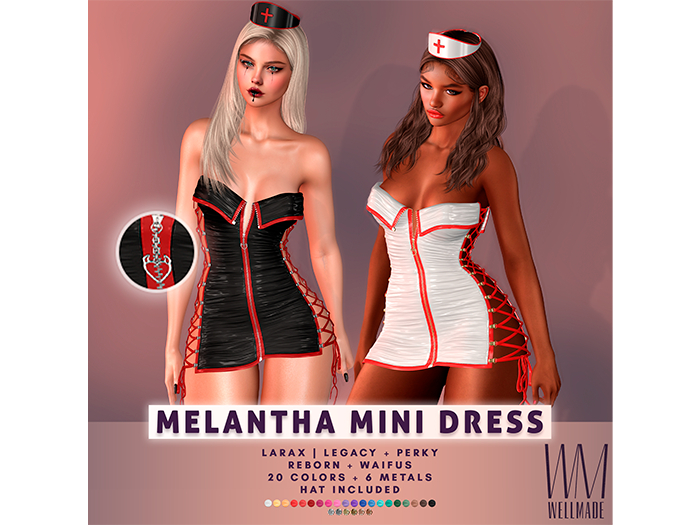 [WellMade] Melantha Mini Dress