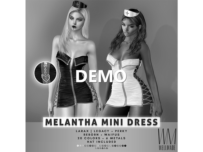 [WellMade] Melantha Mini Dress DEMO