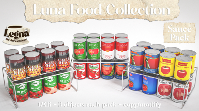 - Legna - Luna Food Collection (Sauce Pack)