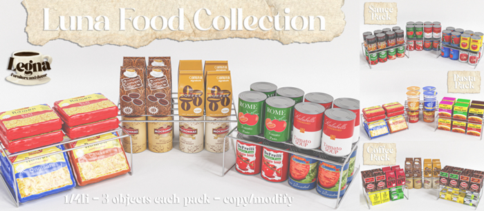 - Legna - Luna Food Collection (Fatpack Pack)