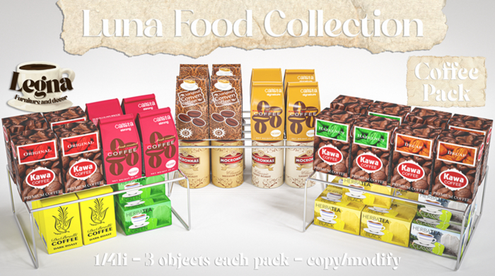 - Legna - Luna Food Collection (Coffee Pack)