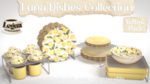 - Legna - Luna Dishes Collection (Yellow Pack)