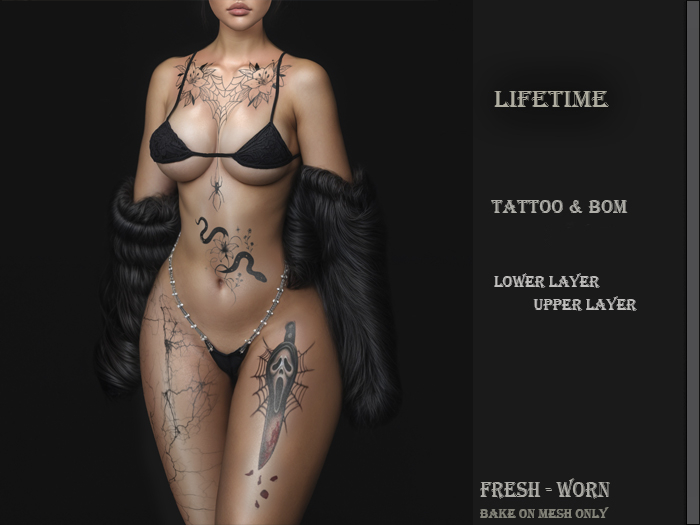 Lifetime Bom Tattoo 0191