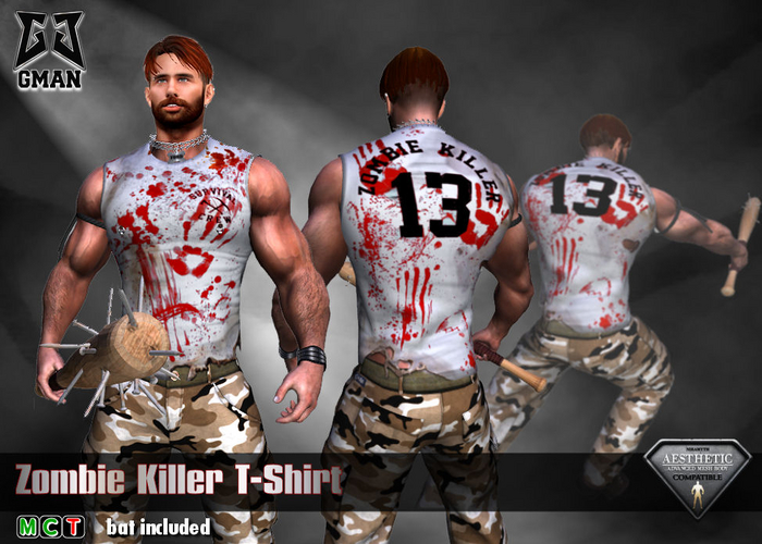 [GMan] HW - Zombie Killer TShirt - Aesthetic