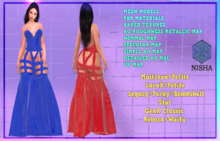 FULL PERM GOWN DRESS DEMO Nisha - Ansa