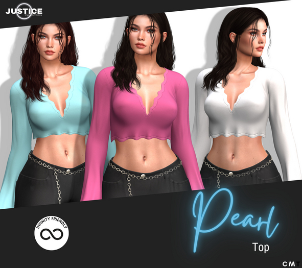 [JUSTICE] PEARL TOP - LEGACY