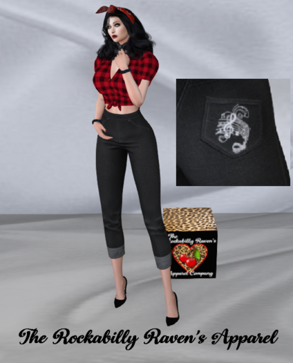 The Rockabilly Ravens Rosey The Riveter Red (Box)