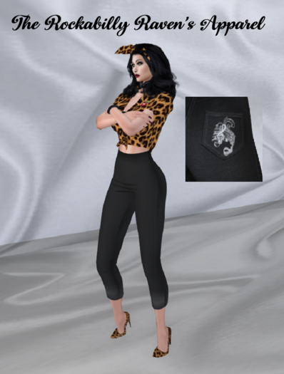 The Rockabilly Ravens Rosey The Riveter Leopard (Box)