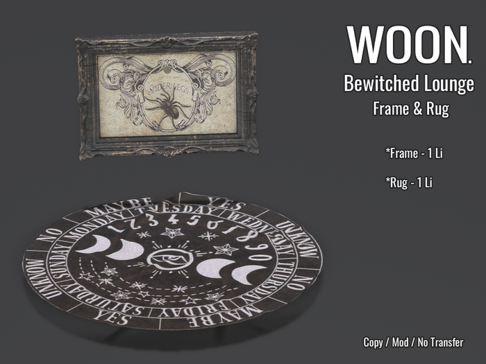 WOON. - Bewithched Lounge - Frame & Rug