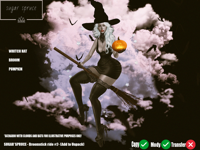 SUGAR SPRUCE -Broomstick ride #2 (ADD TO UNPACK)