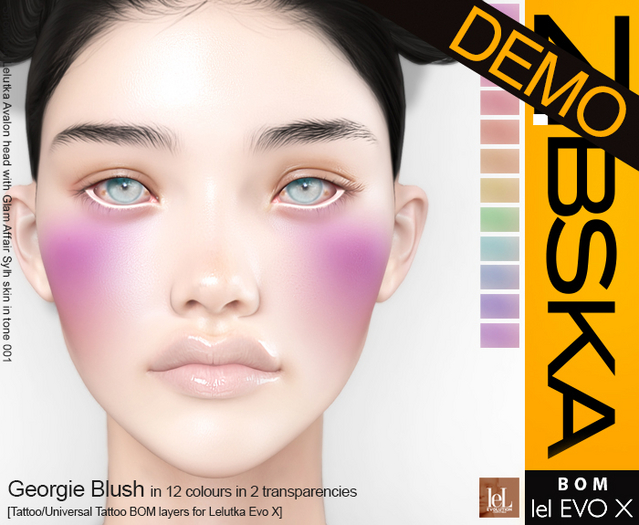 Zibska Evo X ~ Georgie Blush Demos