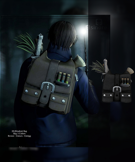 [HG]Student Bag Black