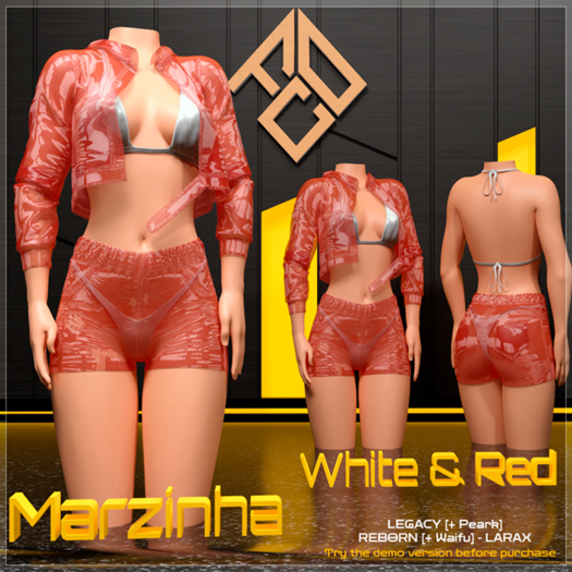 :: [F.C.O.] Marzinha Set [White & Red]::