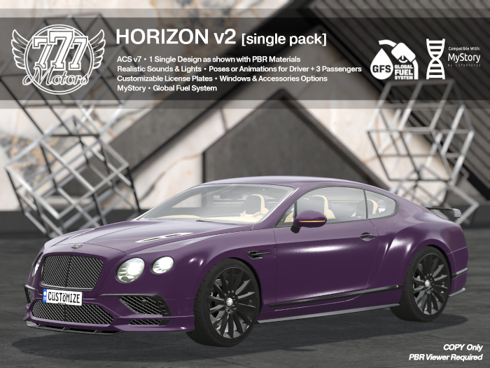 [777] HORIZON v2 - Midnight Purple (Add)