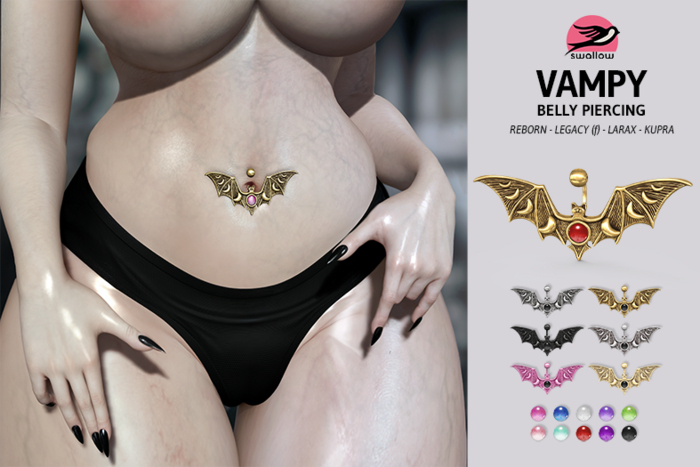 ^^Swallow^^ Vampy Belly Piercing