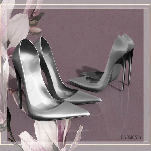 Silver Pointed Pumps Reborn