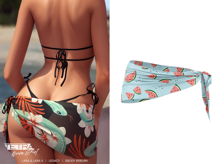 TETRA - Nixie Skirt (Watermelon Pattern)