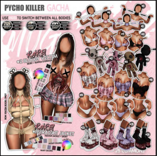 Mug - Psycho Killer - #8 Ripped Tank Pink