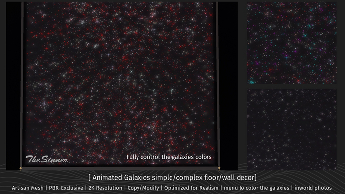 Galaxies Floor/Wall/Ceiling Panels