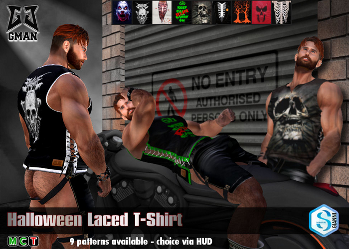 [GMan] HW - Halloween Laced T-Shirt_SIG (box)