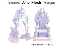 ZM PBR Winter Ice Throne FULL PERM MESH