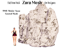 ZM PBR Winter Snow Covered Rock FULL PERM MESH