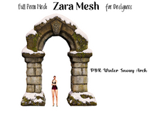 ZM PBR Winter Snowy Arch FULL PERM MESH