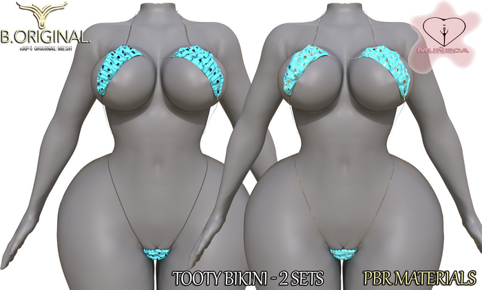 MUNECA TOOTY BIKINI - Aquamarine