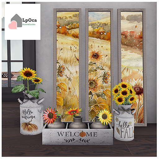 LpOca sunflower Sign