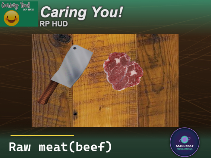 Caring you raw meat(beef)x6