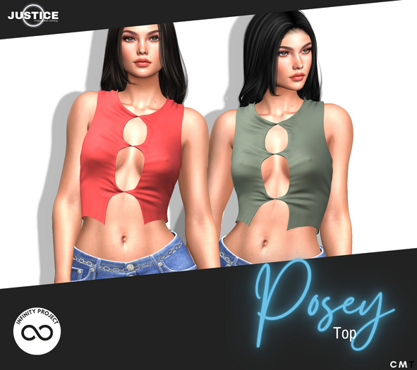[JUSTICE] POSEY TOP - DEMO