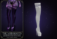 NOIR - The Void boots - white