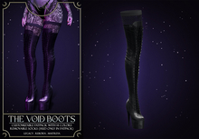 NOIR - The Void boots - black