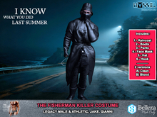 (HASSEL) THE FISHERMAN KILLER COSTUME I KNOW WHAT YOU DID LAST SUMMER LEGACY MALE & ATHLETIC, JAKE, GIANNI HALLOWEEN 491