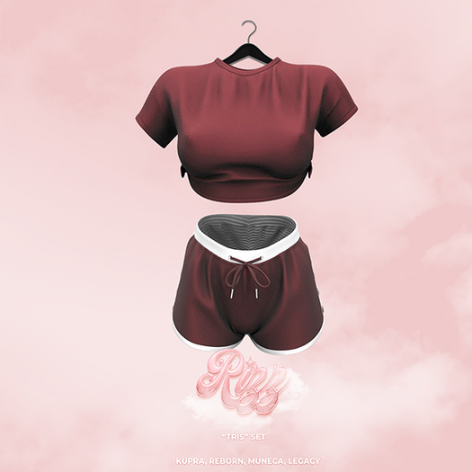 "RIZZ" X "TRIS" SET - RED VELVET
