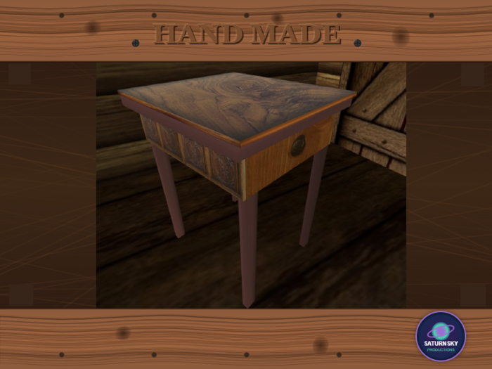 Side carved end table 1(FV)