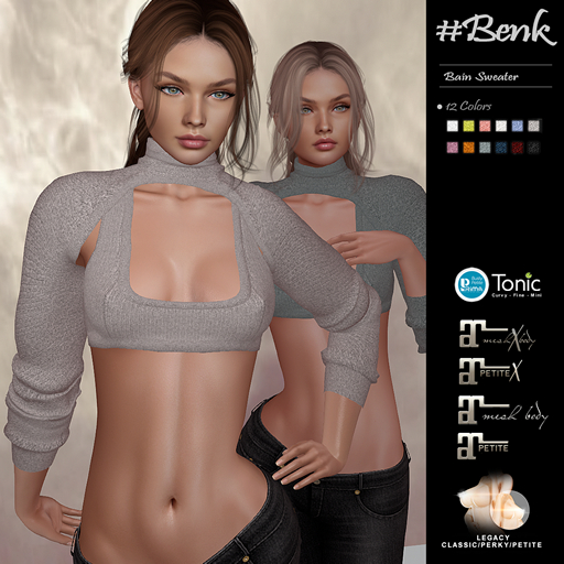 #Benk Bain Sweater [Package] #All Colors
