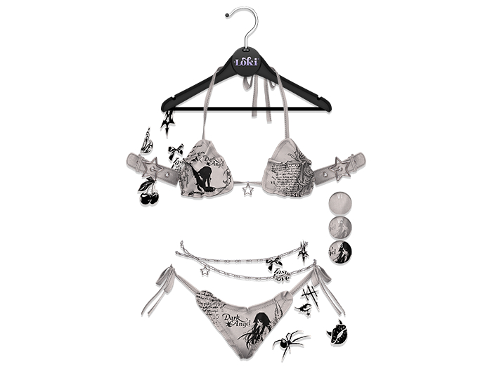 Loki - Keira Bikini Set - Grey