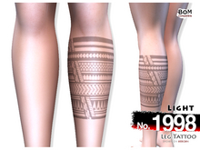(Leg Tattoo) No.1998 Light