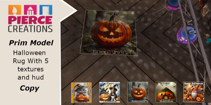 [Pierce Creations] Halloween Rug (boxed)