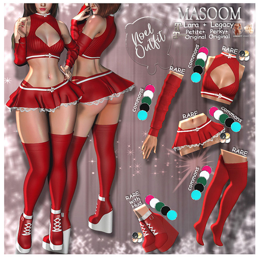 [[ Masoom]] Noel Arm Pink Lara - Common