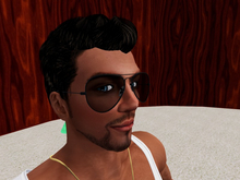 TM Aviator Sunglasses - Black