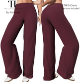 Thalia Heckroth - Bry fluid pants BURGUNDY