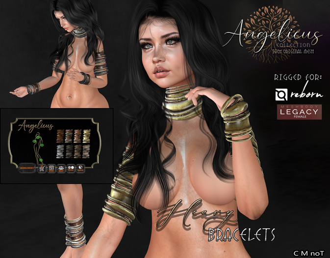 .AngelicUs. Heavy  bracelets