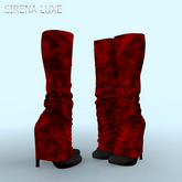 Halloween Red KUPRA Socks Heels