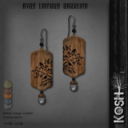 KOSH- AVES LIGNEUS EARRINGS